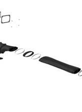 aFe POWER Dynamic Air Scoop D.A.S. Snorkel for Jeep Wrangler JL/JT 2018-2025, Black Polyethylene                                     - 55-21001 - Image 2