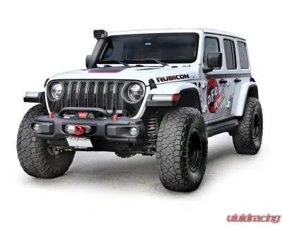 aFe POWER Dynamic Air Scoop D.A.S. Snorkel for Jeep Wrangler JL/JT 2018-2025, Black Polyethylene - 55-21001