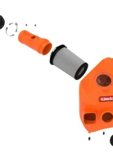 aFe Takeda Momentum Orange Edition Cold Air Intake System w/ Pro DRY S Filter Toyota GR Corolla | Yaris 2019-2024                                     - 56-70065DN - Image 2