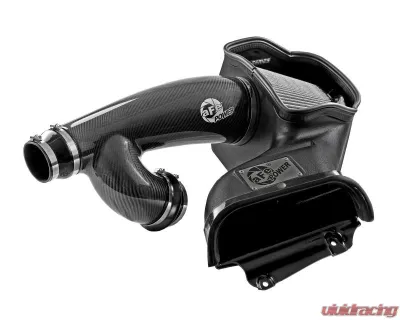 aFe Power Track Series Carbon Fiber Intake System w/ Pro DRY S Filter Ford F-150 Raptor V6-3.5L (tt) 2021-2024 - 57-10031D
