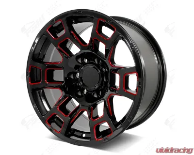 Factory Style Wheels Flow Forged 4TR Pro Style F256 Wheel 17x8.5 6x139.7 0mm - F256178577+0