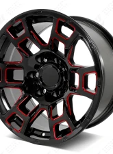 Factory Style Wheels 4TR Pro Style F256 Wheel 22x9 6x139.7 -10mm                                     - F256229077-10 - Image 3