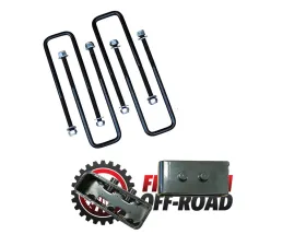 Freedom Off-Road 2 Inch Rear Lift Blocks w/ Extended U-Bolts Ford F-150| Lincoln Lincoln Mark LT 2004-2020