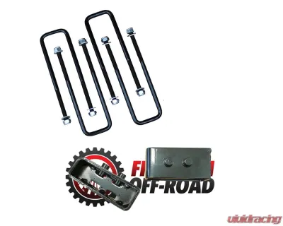 Freedom Off-Road 2 Inch Rear Lift Blocks w/ Extended U-Bolts Ford F-150| Lincoln Lincoln Mark LT 2004-2020 - FO-F30120+FO-F404