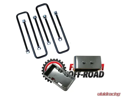Freedom Off-Road 3 Inch Rear Lift Blocks w/ Extended U-Bolts Ford F-150 | Lincoln Mark LT 2004-2020 - FO-F30130+FO-F404