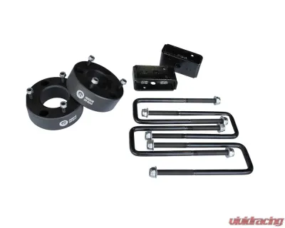 Freedom Off-Road 3 Inch Front Strut Spacer 3 Inch Rear Lift Blocks w/ U Bolts Ford F-150 | Lincoln Mark LT 2004-2020 - FO-F604-3AL