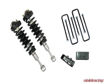 Freedom Off-Road Front 3 Inch Lift Struts 2 Inch Rear Blocks w/ U Bolts Ford F-150 | Lincoln Mark LT No Heritage 2004-2008 - FO-F804F30+FO-F404+FO-F30120
