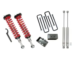 Freedom Off-Road 1-4 Inch Adjustable Coilovers 3 Inch Rear Blocks w/ U Bolts and Shocks Ford F-150 | Lincoln Mark LT 2004-2013