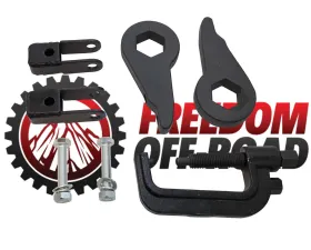 Freedom Off-Road 1-3 Inch Leveling Kit Torsion Keys Install Tool Shock Extenders Chevrolet | GMC 1999-2006