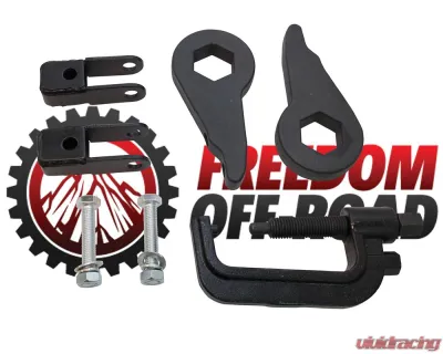 Freedom Off-Road 1-3 Inch Leveling Kit Torsion Keys Install Tool Shock Extenders Chevrolet | GMC 1999-2006 - FO-G101F+FO-G406+FO-UTTOOL