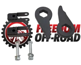 Freedom Off-Road 1-3 Inch Leveling Kit Torsion Keys w/ Shock Extenders Chevrolet | GMC 2000-2010