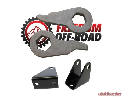 Freedom Off-Road 1-3 Inch Torsion Keys with Shock Extenders Chevrolet | GMC | Hummer 2000-2012 - FO-G102F+FO-G302FBR