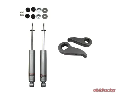 Freedom Off-Road 1 Inch-3 Inch Leveling Kit Torsion Keys and Front Shocks GM Silverado | Sierra 2500 HD | 3500 HD 2011-2019 - FO-G104F+FO-G304F