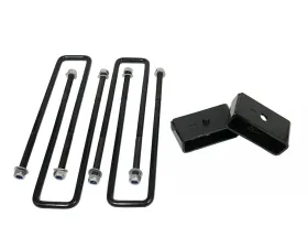 Freedom Off-Road 2 Inch Rear Lift Blocks w/ Extended U-Bolts GM Silverado | Sierra 2500 HD/3500 HD 2011-2024