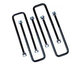 Freedom Off-Road 4 Pcs Square U Bolts 2.5 Inch Wide Leaf Springs 10.5 Inch Long Chevrolet | GMC | Ram 1988+