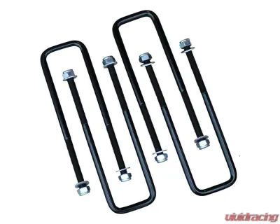 Freedom Off-Road 4 pcs Square U Bolts 2.5 Inch Wide Leaf Springs 8 5/8 Inch Long Chevrolet | GMC | Nissan | Toyota 1988+ - FO-G404