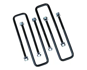 Freedom Off-Road 4 pcs Square U Bolts 2.5 Inch Wide Leaf Springs 13 3/8 Inch Long Chevrolet | GMC | Nissan | Toyota 1988+