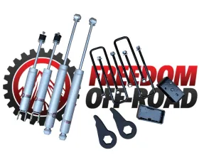 Freedom Off-Road 1-3 Inch Leveling Kit w/ Shocks GM Silverado | Sierra 1500 1999-2006