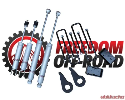 Freedom Off-Road 1-3 Inch Leveling Kit w/ Shocks GM Silverado | Sierra 1500 1999-2006 - FO-G501-KIT