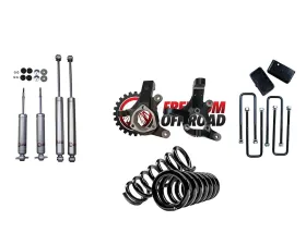 Freedom Off-Road 5 Inch Front / 3 Inch Rear Lift Kit w/ Shocks GM Silverado | Sierra 1500 1999-2006