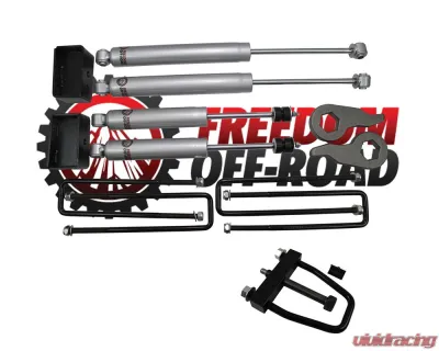 Freedom Off-Road 1-3 Inch Leveling Kit w/Shocks and Torsion Key Tool GM Silverado | Sierra 1500 HD | 2500 HD | 3500 HD 2001-2010 - FO-G502-KIT+FO-UTTOOL2