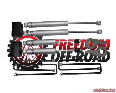 Freedom Off-Road 1-3 Inch Leveling Kit w/ Shocks GM Silverado | Sierra 1500 HD | 2500 HD | 3500 HD 2001-2010 - FO-G502-KIT