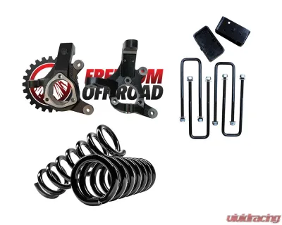 Freedom Off-Road 5 Inch Front / 3 Inch Rear Lift Kit Chevrolet Silverado | GMC Sierra 1500 1999-2006 - FO-G601-RWD50-KIT