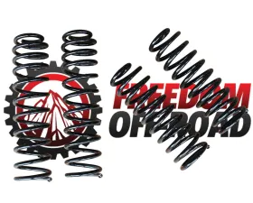 Freedom Off-Road 2.5 4dr / 3.5 Inch 2dr Front & Rear Lift Springs Jeep Wrangler JK 2007-2018