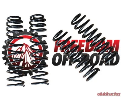 Freedom Off-Road 2.5 4dr 3.5 Inch 2dr Front and Rear Lift Springs Jeep Wrangler JL No 392 or 4XE 2018+ - FO-J104F25+FO-J104R25