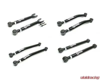 Freedom Off-Road Adjustable Front Upper + Lower and Rear Upper + Lower Control Arms 0-4.5 Inch Lift Jeep Wrangler JK 2007-2018 - FO-J703-ADJ(4)