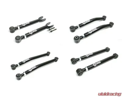 Freedom Off-Road Adjustable Front Upper + Lower and Rear Upper + Lower Control Arms 0-4.5 Inch Lift 8 pc Kit Jeep Wrangler JL 2018-2024 - FO-J704-3-ADJ(4)