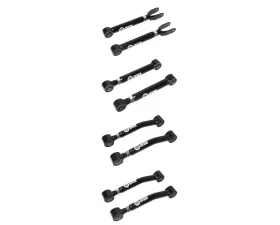 Freedom Off-Road Adjustable Upper and Lower Control Arms 0-8 Inch Lift 8 pc Kit Jeep Wrangler TJ 1997-2006