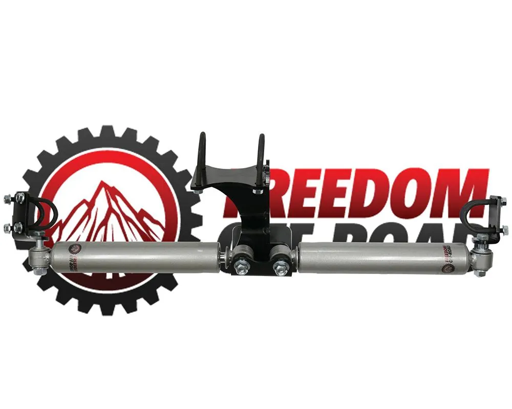 Freedom Off-Road Dual Steering Stabilizer Jeep Wrangler JK 2007-2018 - FO-SBJ03