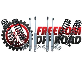 Freedom Off-Road 2.5 Inch Front / 2.0 Inch Rear Lift Springs w/ Shocks Jeep Grand Cherokee 1999-2004