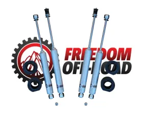 Freedom Off-Road 3 Inch Spacer Lift Kit w/ Shocks Jeep Wrangler TJ 1997-2006