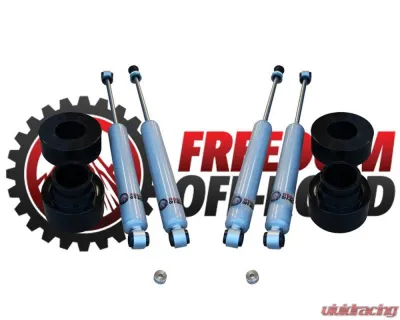 Freedom Off-Road 2 Inch Lift Kit w/ Shocks Jeep Grand Cherokee 1999-2004 - FO-SH301+FO-J307F20+FO-J307R20