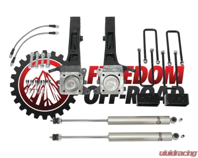 Freedom Off-Road 4 Inch Front 3 Inch Rear Lift Kit w/ Shocks Toyota Tacoma RWD 2005-2023 - FO-T701-KIT