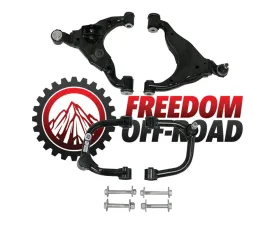 Freedom Off-Road Front Upper and Lower Control Arms 2-4 Inch Lift Toyota Tacoma 2005-2023
