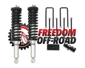Freedom Off-Road 3 Inch Front Lift Strut 2 Inch Rear Blocks w/ U-Bolts Toyota Tacoma 1996-2004