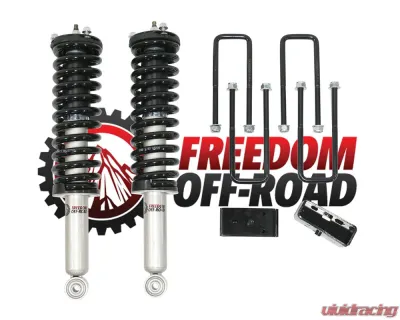 Freedom Off-Road 3 Inch Front Lift Strut 2 Inch Rear Blocks w/ U-Bolts Toyota Tacoma 1996-2004 - FO-T805-KIT