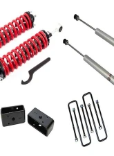 Freedom Off-Road 1-4 Inch Adjustable Coilovers 3 Inch Rear Lift Blocks and Shocks Toyota Tundra 2000-2006                                     - FO-T904-KIT - Image 2