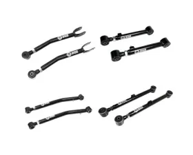 Freedom Off-Road Adjustable Front Upper + Lower and Rear Upper + Lower Control Arms Jeep Gladiator JT 2020-2024