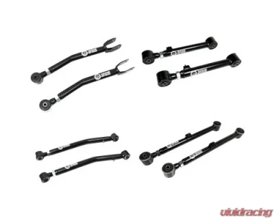 Freedom Off-Road Adjustable Front Upper + Lower and Rear Upper + Lower Control Arms Jeep Gladiator JT 2020-2024 - FO-J704-4-ADJ4