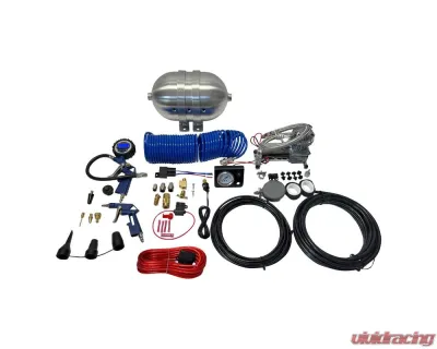 Freedom Off-Road Onboard Air System 1.5 Gallon Aluminum Tank Digital Gauge C100 Compressor - FO-AOKA15-KIT-100