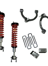 Freedom Off-Road 1-4" Adjustable Coilovers/3" Rear Blocks w/ U Bolts/Shocks & Front Upper Control Arms Ford F-150 2021-2024                                     - FO-F905-1F-KIT+FO-F708FU - Image 5