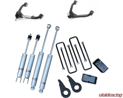 Freedom Off-Road 1-3" Leveling Lift Kit w/ Shocks & Control Arms Chevrolet | GMC 1999-2006 - FO-G501-KIT+FO-G701FU