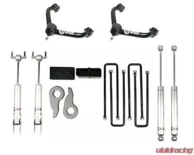 Freedom Off-Road 3" Front & 2" Rear Leveling Kit w/ Shocks & Control Arms Chevrolet | GMC HD 2020-2025 - FO-G505-KIT+FO-G708FU