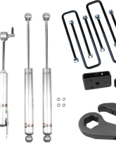 Freedom Off-Road 3" Front & 2" Rear Leveling Kit w/ Shocks Chevrolet | GMC HD 2020-2025                                     - FO-G505-KIT - Image 4