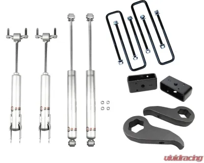 Freedom Off-Road 3" Front & 2" Rear Leveling Kit w/ Shocks Chevrolet | GMC HD 2020-2025 - FO-G505-KIT