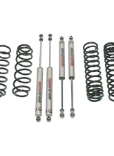 Freedom Off Road 4" 4DR/4.5" 2DR Lift w/ Coil Springs & Monotube Shocks Jeep Wrangler 2018-2025                                     - FO-J304-MO+FO-J10440 - Image 2